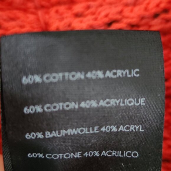 UO URBAN OUTFITTERS | Tess Ruched Shrug Sweater Orange Sz S - Picture 6 of 6